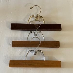 3 Wooden Hangers